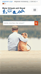 Mobile Screenshot of mein-urlaub-mit-hund.de
